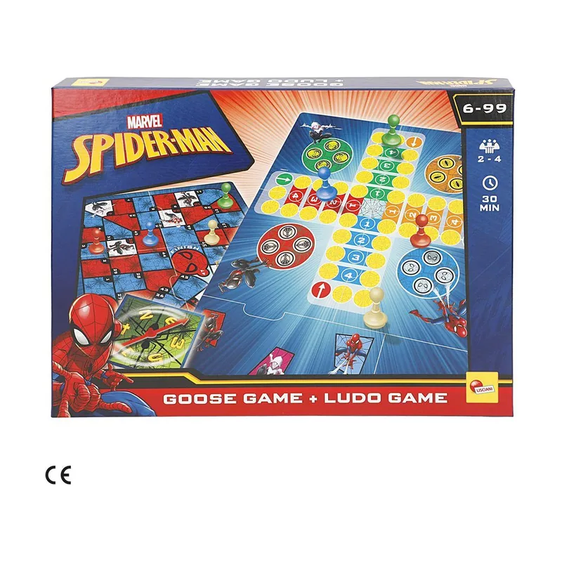 Marvel Juego parchis & oca spiderman