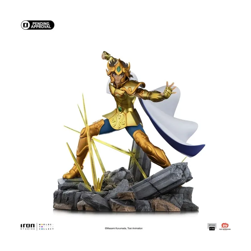 Iron Studios Estatua Art Scale 1/10 Leo Aiolia Saint Seiya 23.5 cm