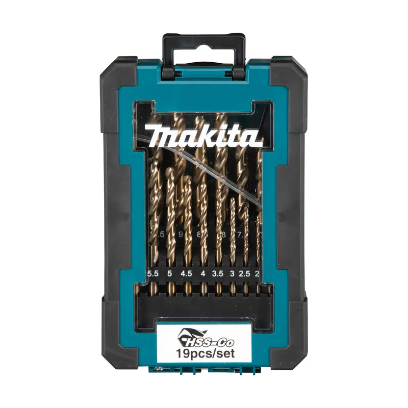 Makita JUEGO BROCAS METAL HSS-CO 19PCS marca