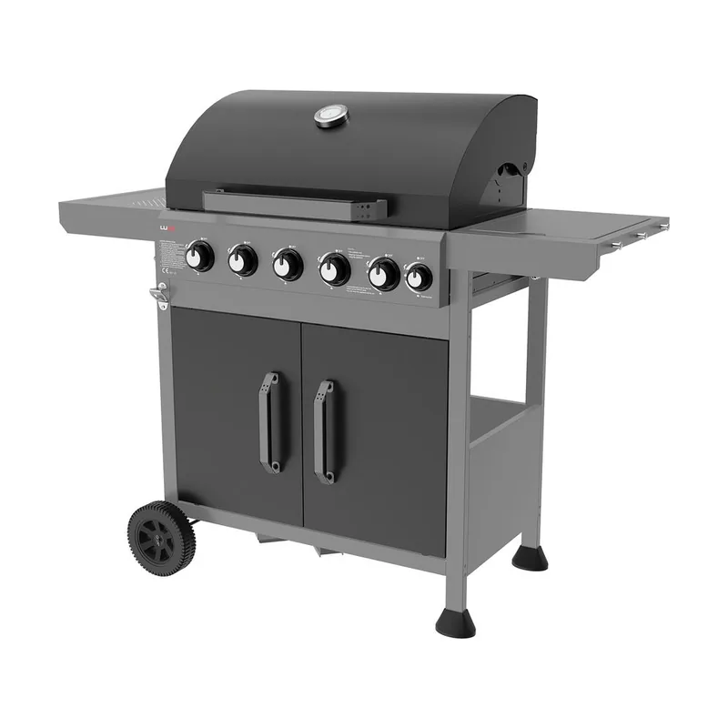 Lund grill gazowy 5+1 żeliw ruszt