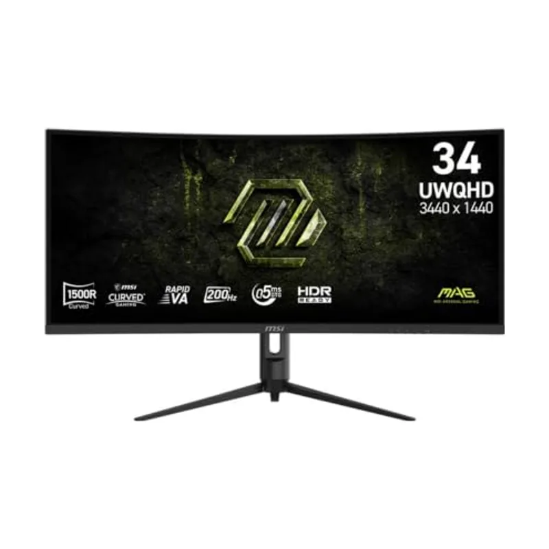 MSI 86,4cm/34" 3440x1440 mag 342cqrfde e20 21:9 uwqhd rapid va 1ms