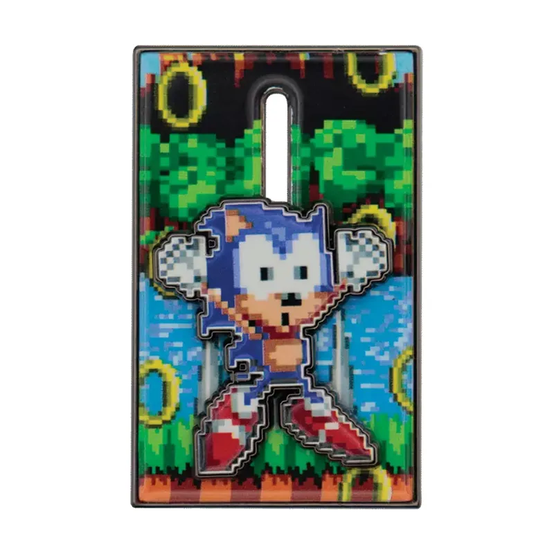 Fanattik Insignia de pin Sonic el erizo de edición limitada