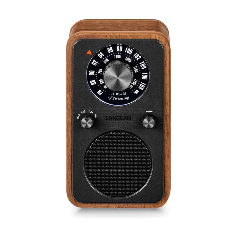 Sangean WR-9 Personal Analógica Nuez