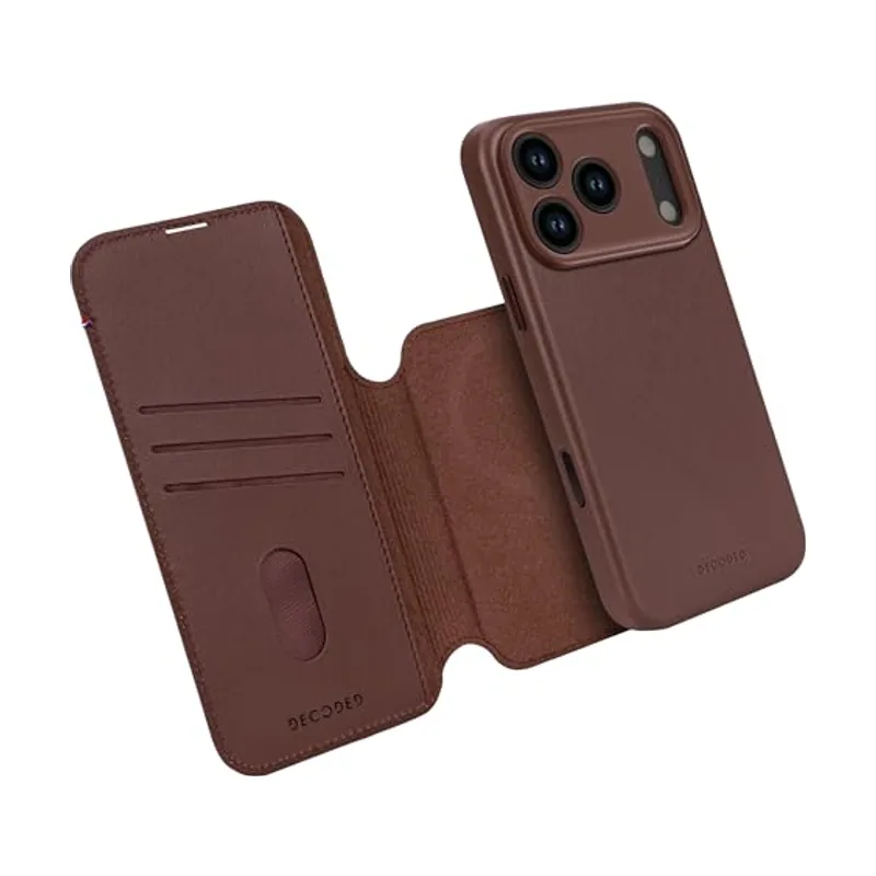 Decoded Funda 2-en-1 de Cuero para iPhone 17 Pro