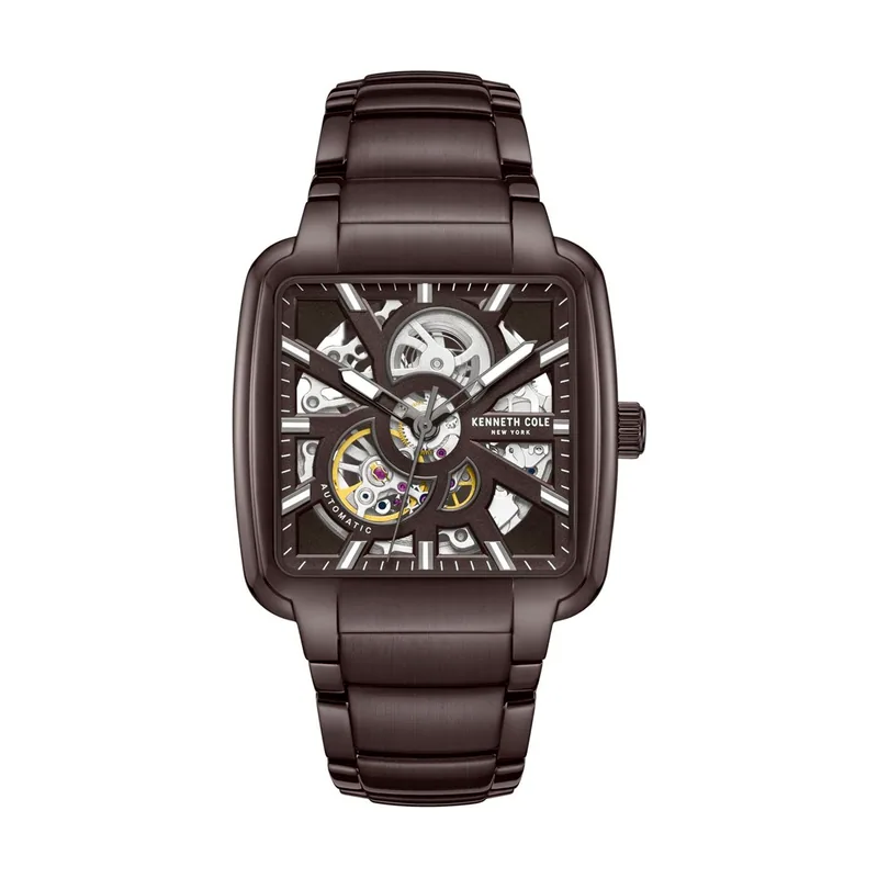 Kenneth cole Reloj Hombre Analogico Automatico con Correa de Acero Inoxidable KCWGY0046501
