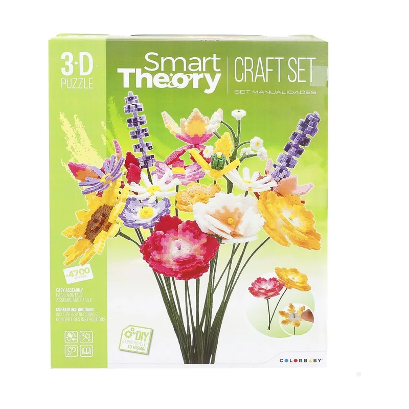 3 Puzzle 3d ramo flores