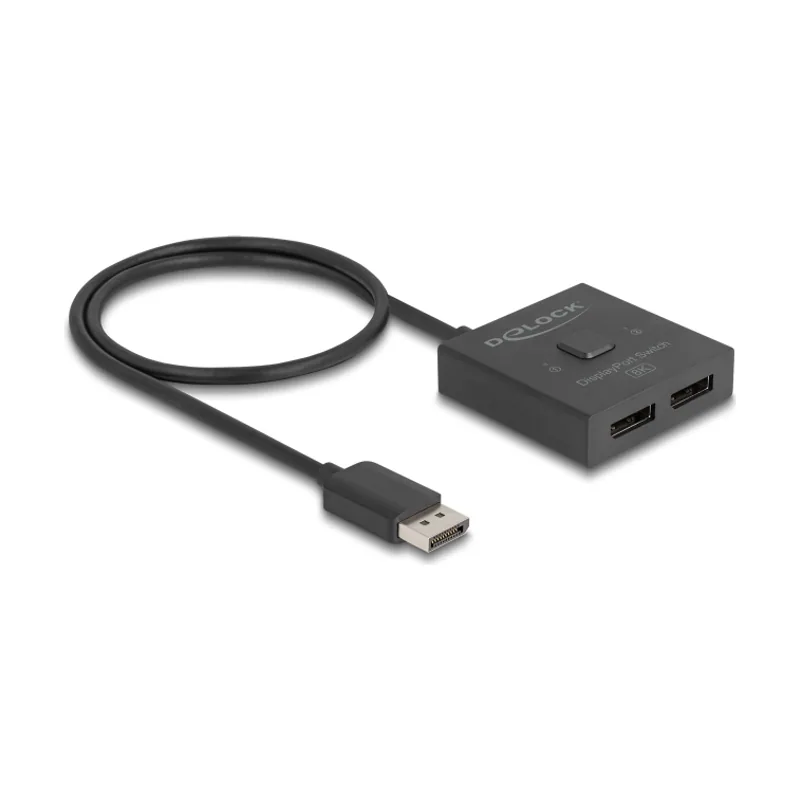 Delock DisplayPort Switch 2 a 1 bidireccional