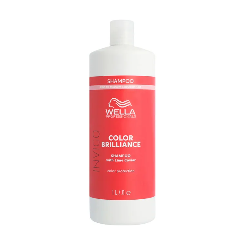 Wella Professionals INVIGO BRILLIANCE Champú Protector del Cabellos finos o normal 1000 ml