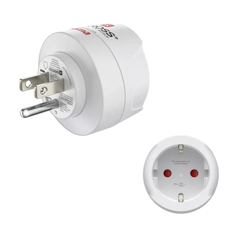 Hama 00223485 adaptador de enchufe eléctrico Tipo B Tipo C Euroconcexión + Tipo F