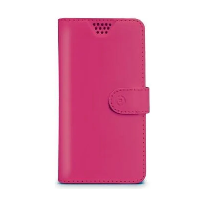Celly Wally Unica funda para 15,2 cm Funda cartera Fucsia