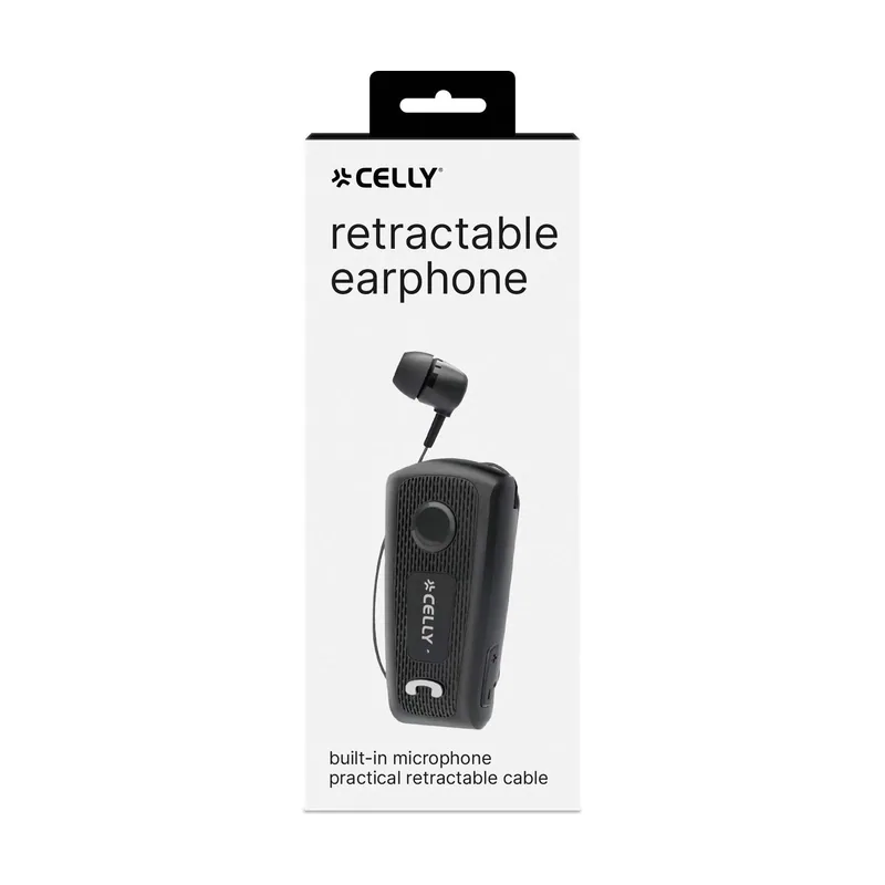 Celly BHCLIP Auriculares Alámbrico Dentro de oído Llamadas/Música/Deporte/Uso diario USB Tipo C