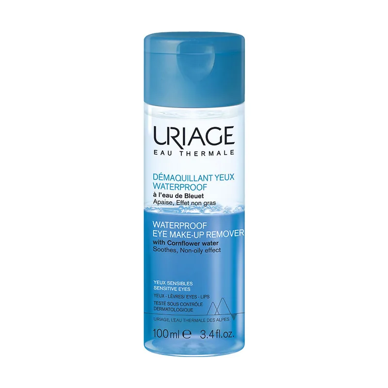Uriage Desmaquillante de ojos waterproof de con AGUA DE ACIANO 100 ml