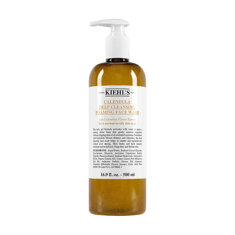Kiehl's CALENDULA deep cleansing foaming face wash 500 ml