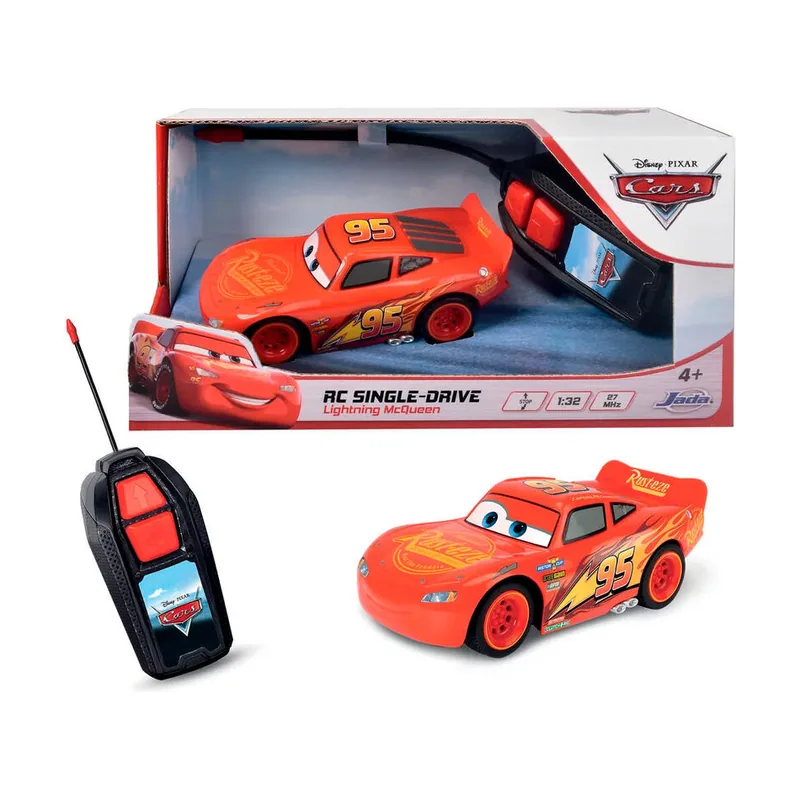 Jada Toys Coche Radio Control Cars Rayo Mcqueen Single Drive 1:32