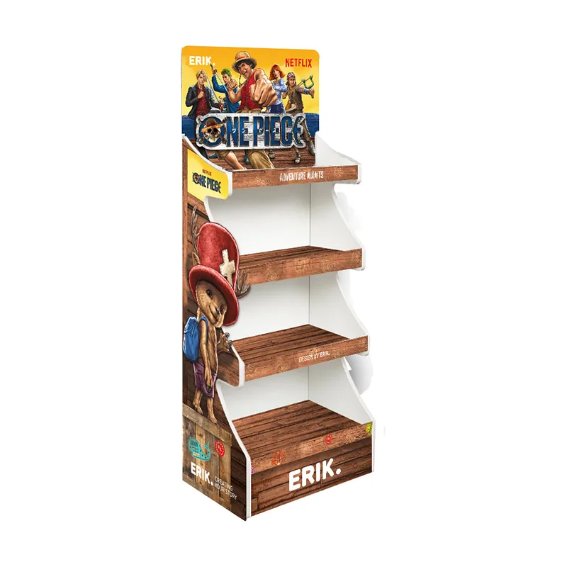 4 Expositor gifts one piece netflix sin mercancia