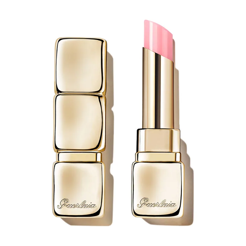 Guerlain KISSKISS BEE GLOW bálsamo reparador de labios #258-Rose Glow