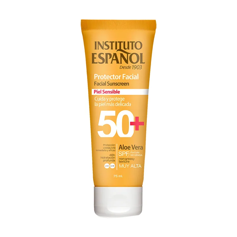 Instituto Español Tubo Protección Facial Piel Sensible Spf50+ 75 Ml
