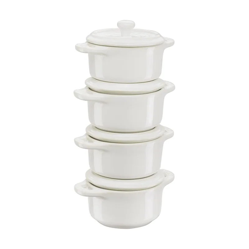 Staub Mini Cocotte Set 4-tlg. rund