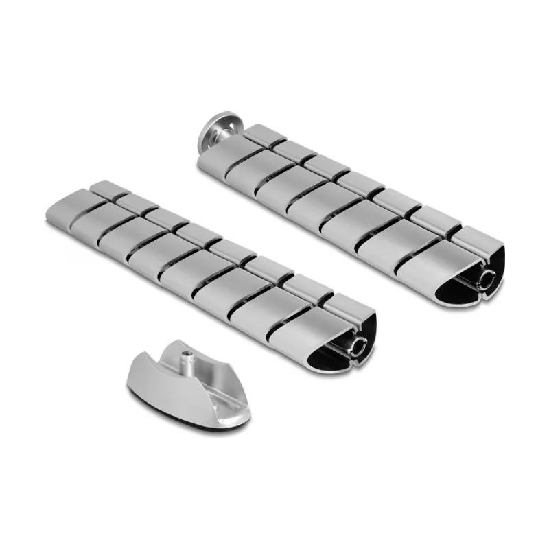 Delock Pasacables para escritorio 740 x 75 mm con altura regulable