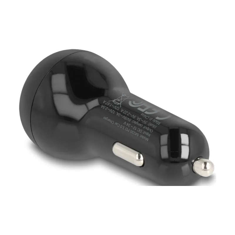 Delock 64330 cargador de dispositivo Universal Negro Encendedor de cigarrillos Auto