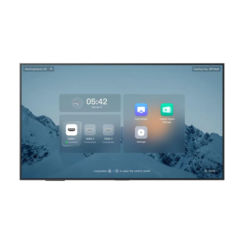 Yealink Md86 meeting display 86 inch