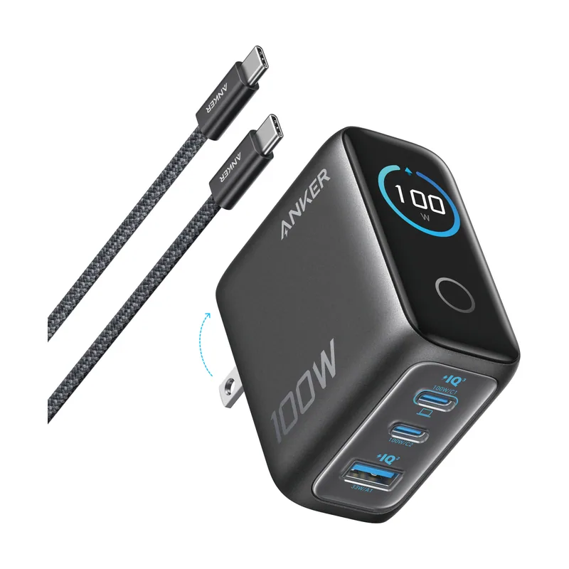 Anker B121B Universal Negro Corriente alterna Carga rápida Interior