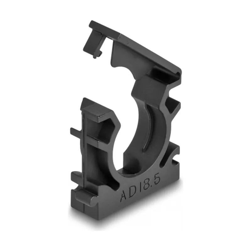 Delock Soporte para funda de cable con clip de bloqueo 18,5 mm 8 piezas