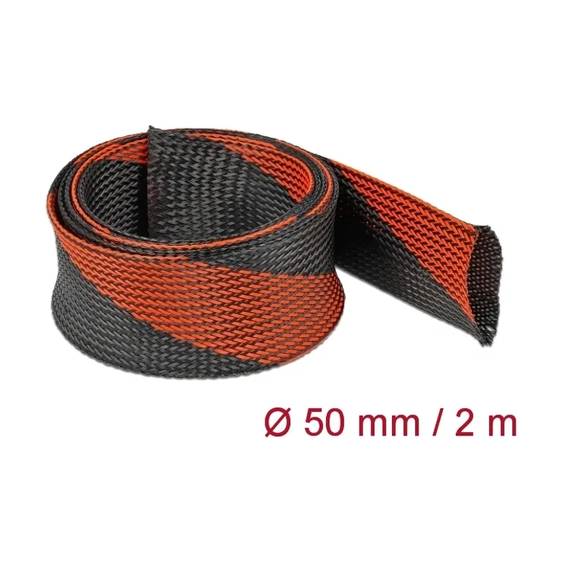 Delock Funda trenzada estirable 2 m x 50 mm