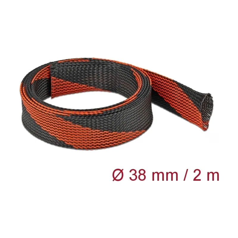 Delock Funda trenzada estirable 2 m x 38 mm