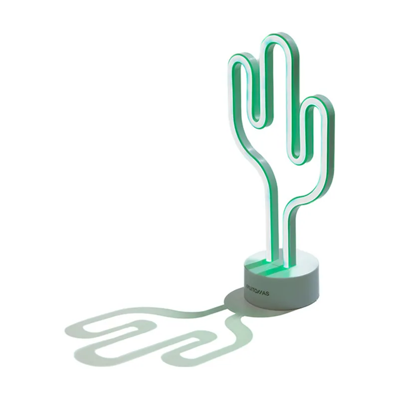 Muitomas NEONTCACTUS lámpara de mesa Bombilla s no reemplazable s Neon