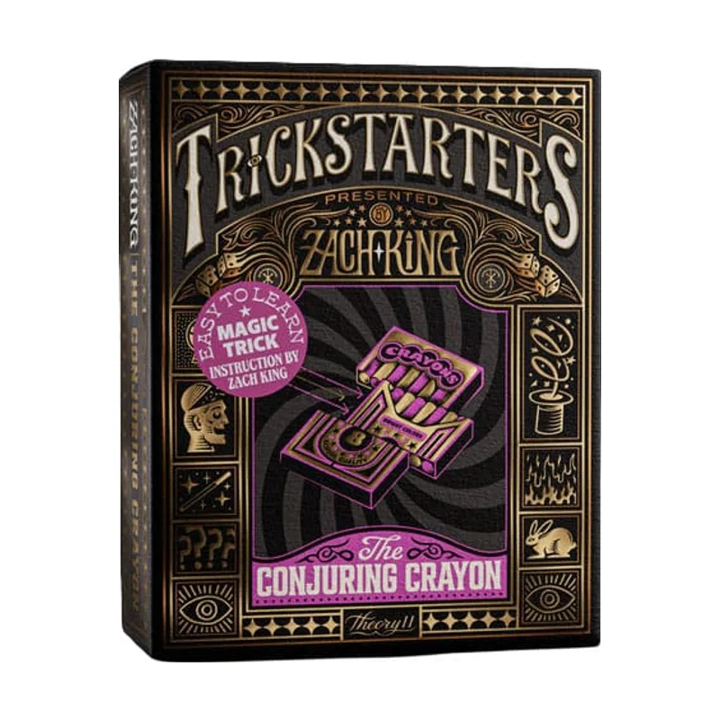 Theory11 Trickstarters by zach king caja de trucos de magia the conjuring crayon