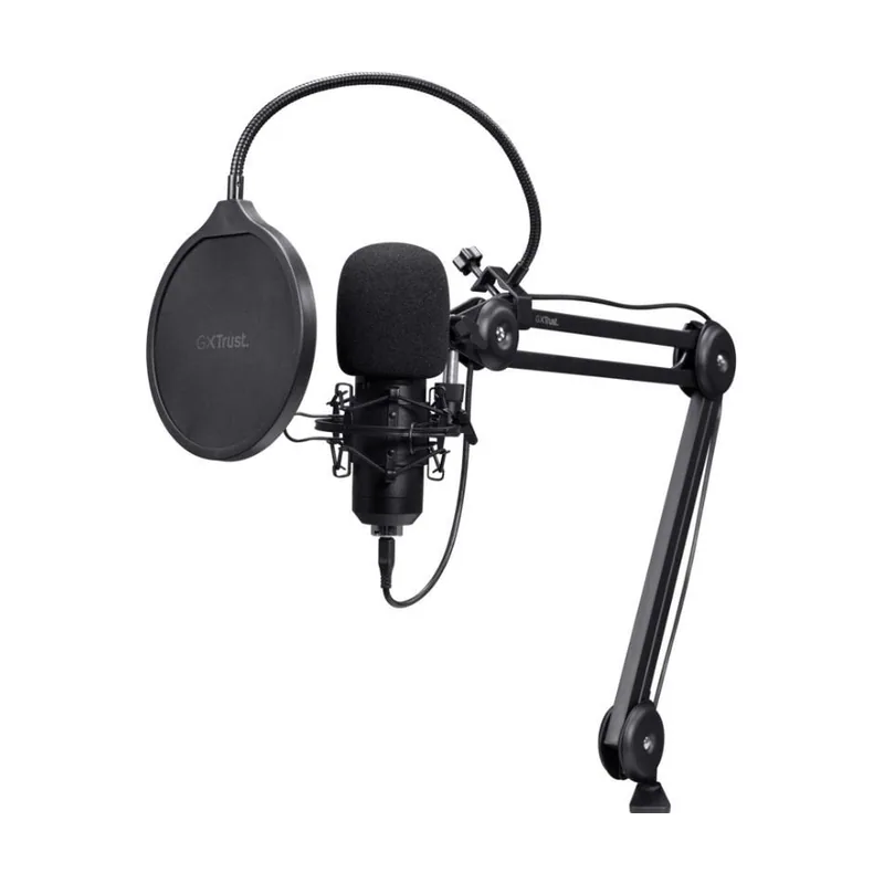 Trust GXT 270 Emita II+ Negro Micrófono para crear podcasts