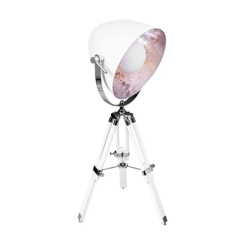 Lumit gutenberg pequeño 1xe27 al.reg.xd.28,5cm blanco/cromo