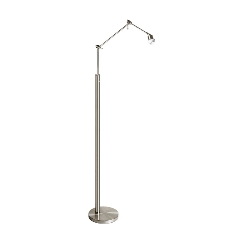 Lumit pie haia brazo articulado sin pantalla 1xe27 l.28xan.70xal.reg.cm niquel