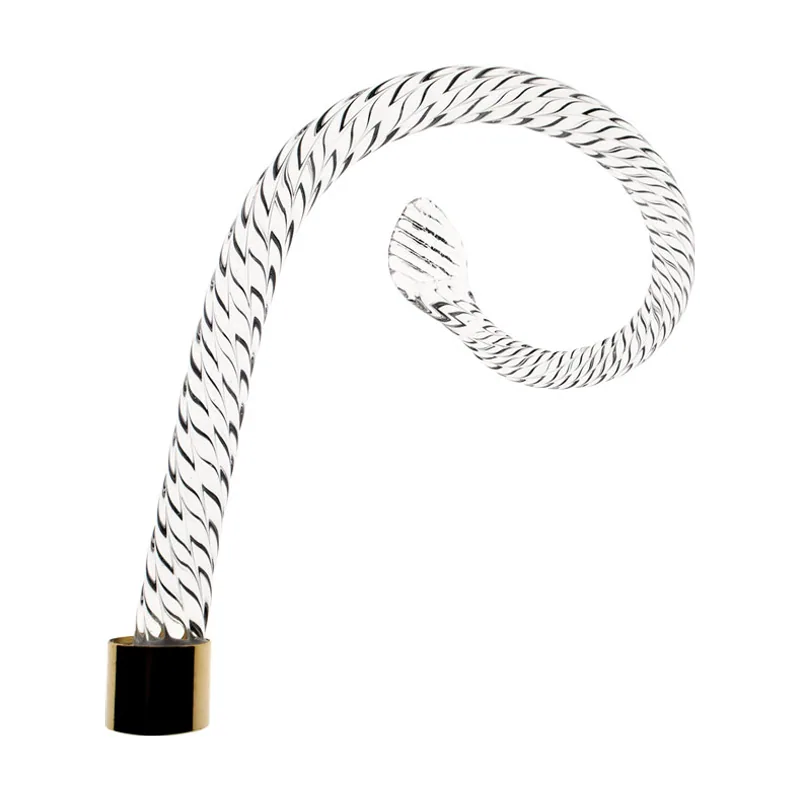 Sar cell Cayada salomonica en cristal 15cm transparente casquillo