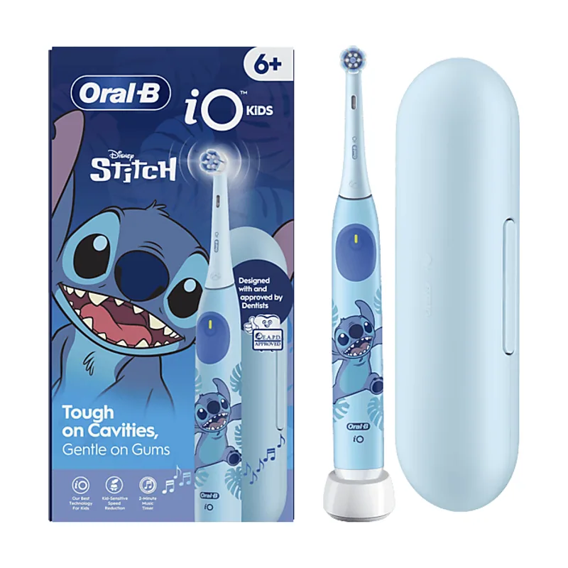 Braun Oral-B iO Kids Disney Stitch with Travel Case Niño Cepillo dental giratorio
