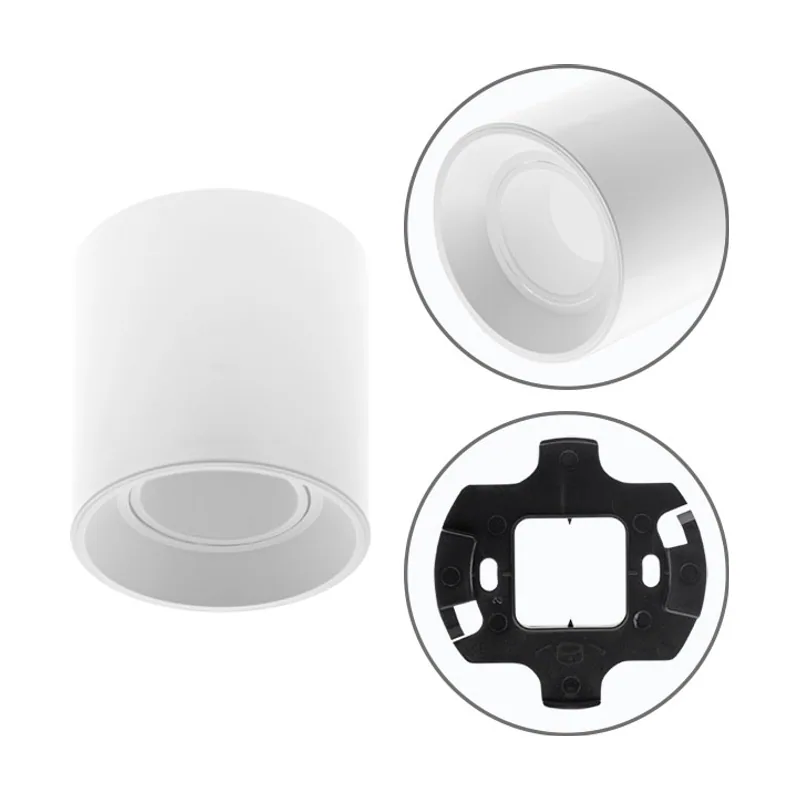 Lumit ONIRO Foco de techo en blanco con bombilla LED incluida en tono cálido 3000ºk