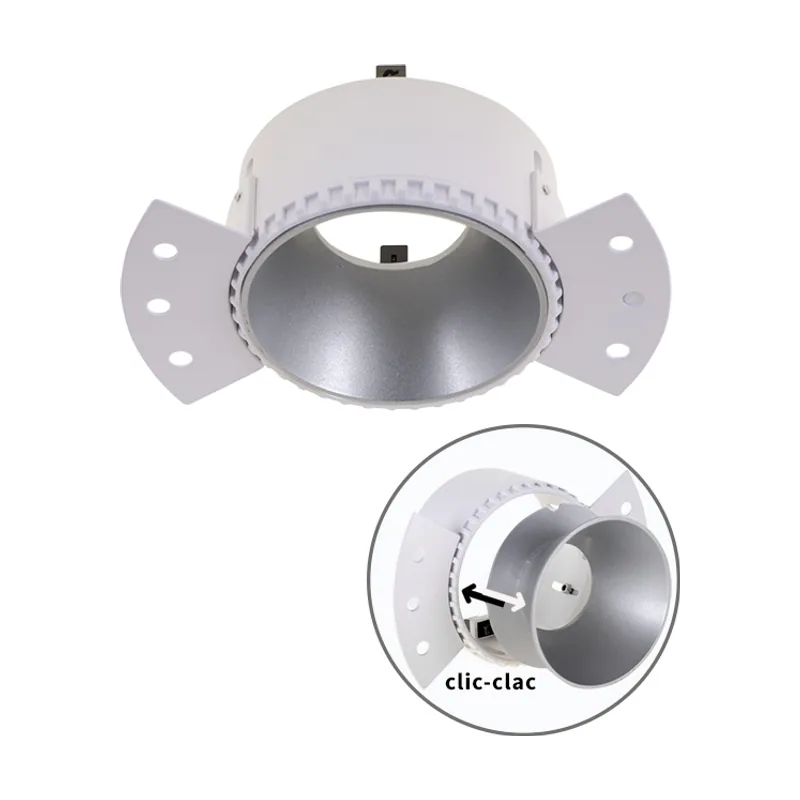 Lumit Aro para downlight empotrable hator redondo para yeso laminado l.14xan.8,4xal.5,2cm