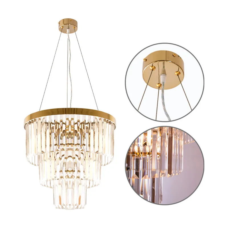 Lumit techo olfus 5xe14 a.42xd.45cm c/cristales transparentes y chapa