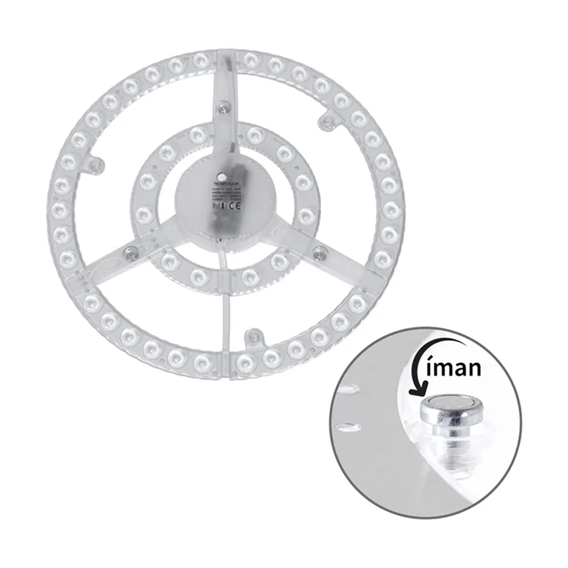 Techtouch Módulo led surf redondo 48w d.26,5cm 3000k