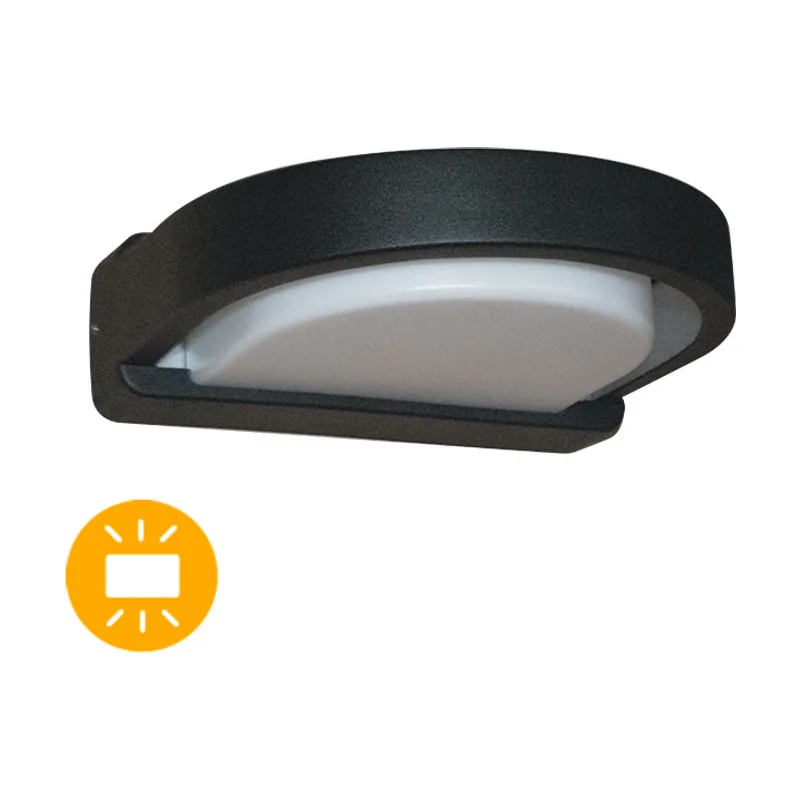Lumit Aplique sabor. ip54 1xe27 l.27xan.25xal.8cm aluminio+plástico