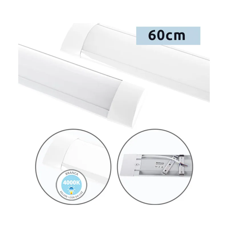 Techtouch Regleta ecovision batten 60cm 18w led 1260lm