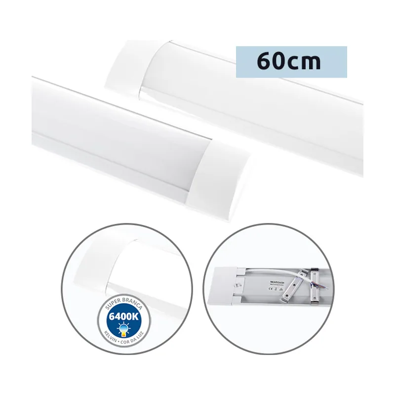 Techtouch Regleta ecovision batten 60cm 18w led 1260lm