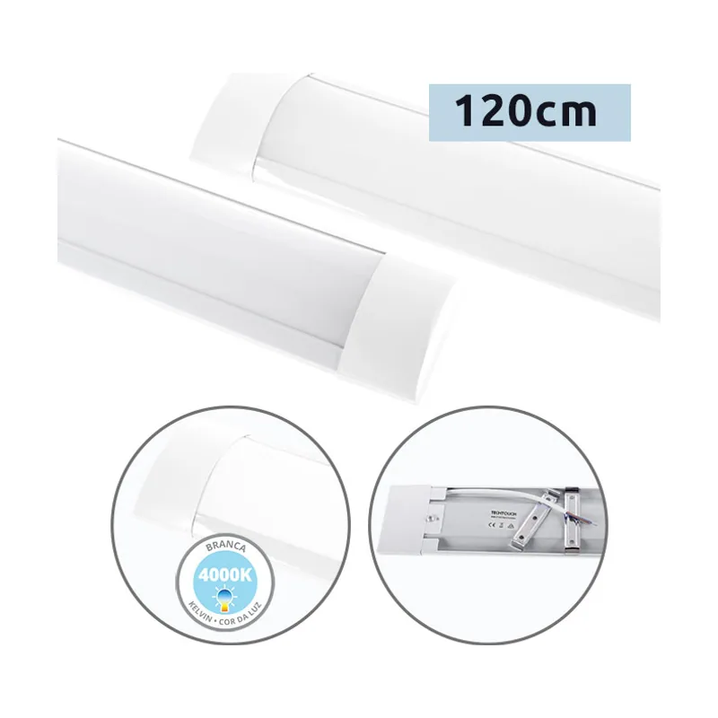 Techtouch Regleta ecovision batten 120cm 36w led 2520lm