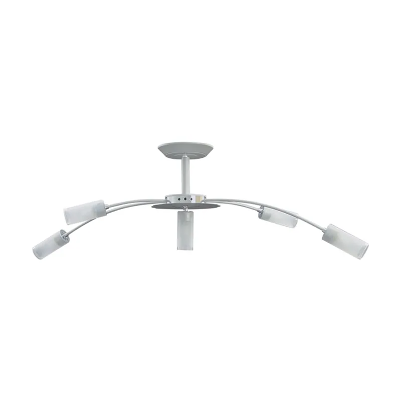 Lumit techo dores 5xg9 l.82xan.33xal.38,5cm gris/cromo
