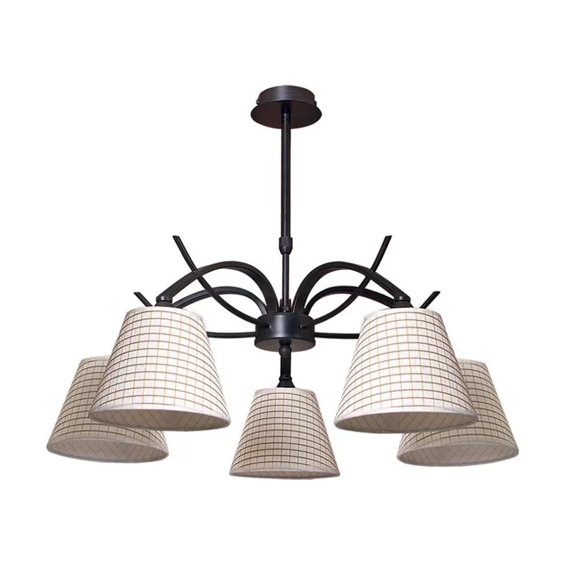 Lumit techo granada 5xe14 al.reg.xd.63cm marron/beije