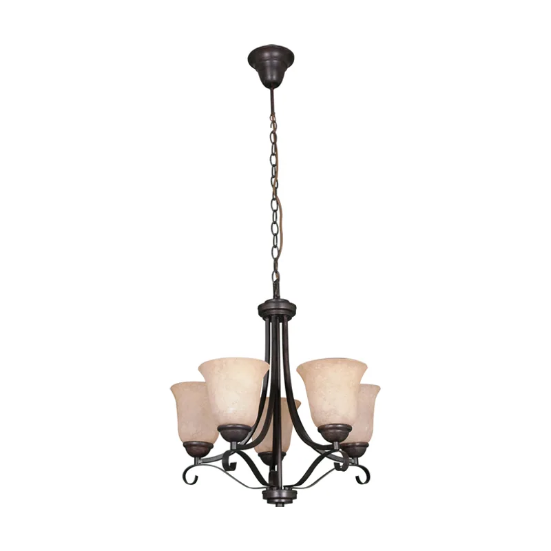 Lumit techo sara 5xe27 al.reg.xd.52cm cristal