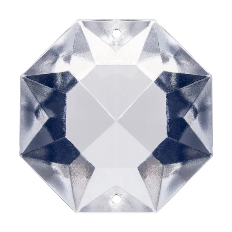 Sar cell Piedra octógono de cristal d.2,2cm 2 taladros