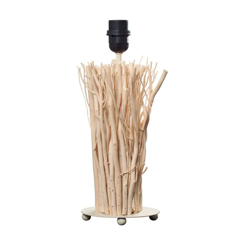 Lumit Base para sobremesa sagres 1xe27 l.15xan.10xal.40cm beije/madera