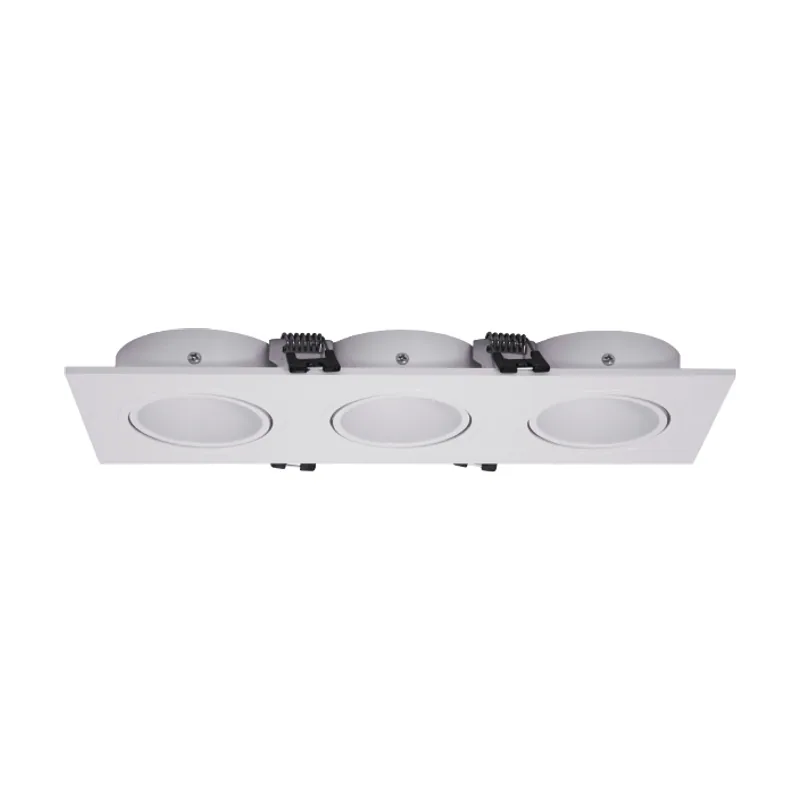 Lumit Aro empotrable oniro 3xmr16 l.25,5xan.9,3xal.2,9cm policarbonato